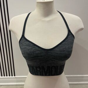 Under Armour Women's Charcoal Gray Sports Bra